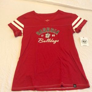 Women's Georgia Bulldogs size small V-neck T